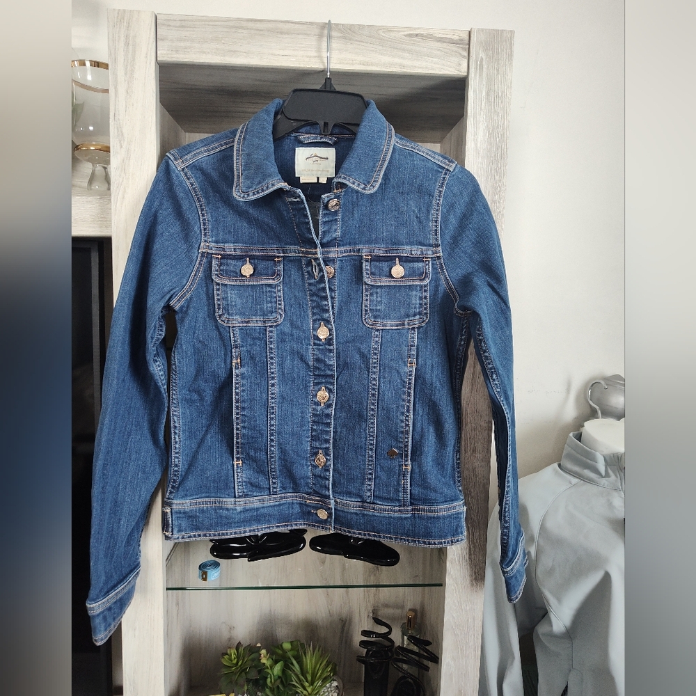 Kate Spade Classic Denim Jacket SZ Small New No Tags Pit To Pit 18"